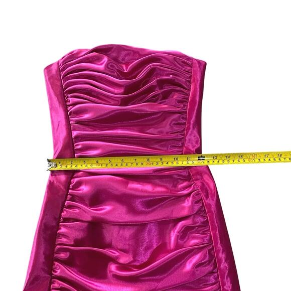 Gunne Sax Barbie Core Pink Satin
Evening Gown SZ 1 Jessica McClintock VTG Formal - Picture 9 of 16